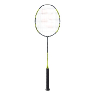 Yonex Rakieta do badmintona ARC Saber 7 Tour (wyważona, średnia) szaro/żółta - naciągnięta -